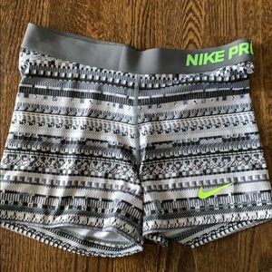 Nike pro fitted compression shorts